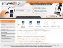 Tablet Screenshot of antywir24.pl
